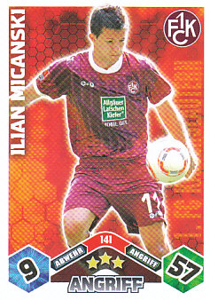 Ilian Micanski 1. FC Kaiserslautern 2010/11 Topps MA Bundesliga #141